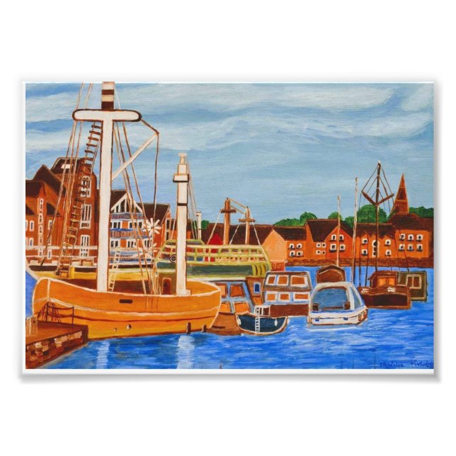 Impression Photo Canal Exeter (Devant)