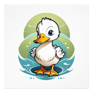 Impression Photo canard-colvert