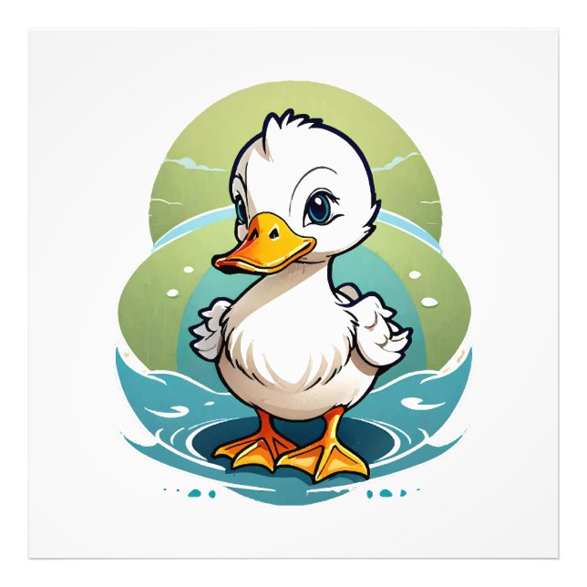 Impression Photo canard-colvert (Devant)