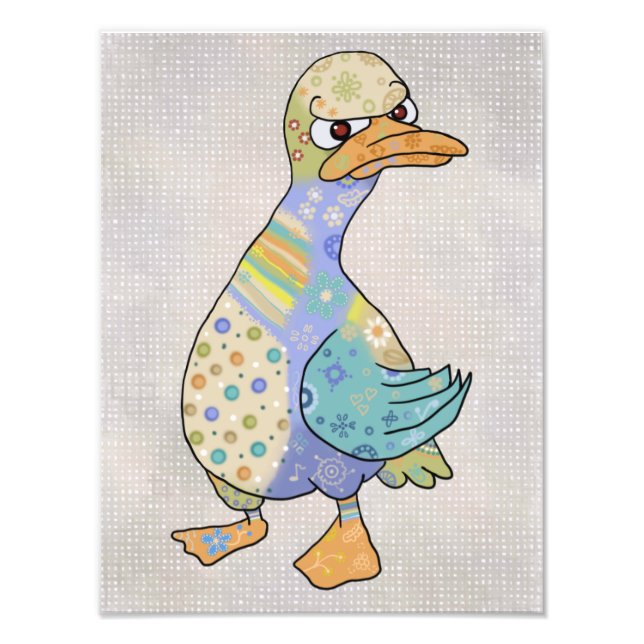 Impression Photo canards en colère (Devant)