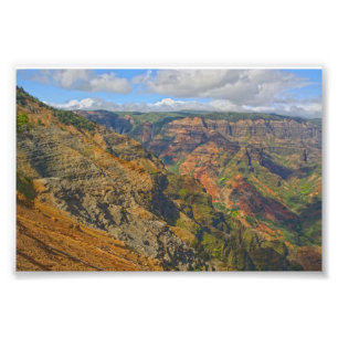 Impression Photo Canyon de Waimea, Kauai, Hawaï
