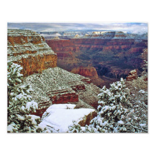 Impression Photo Canyon grand en hiver