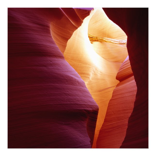 Impression Photo Canyon Lower Antelope En Bois (Devant)