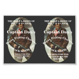 IMPRESSION PHOTO CAPITAINE DAN LE LARSEN DU LOUP DU CANAL C & O