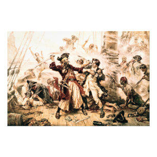 Impression Photo Capture, Barbe noire pirate, Revenge de la reine A