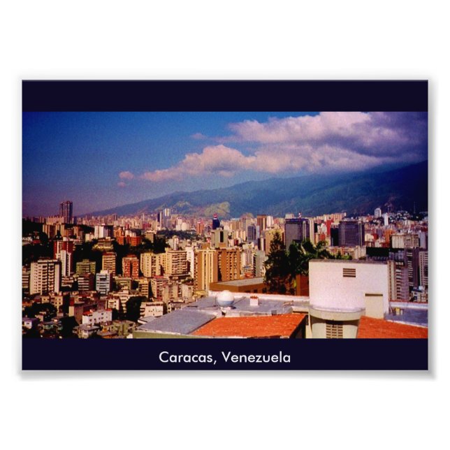 Impression Photo Caracas, Venezuela (Devant)