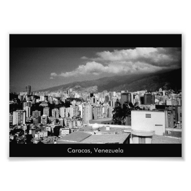 Impression Photo Caracas, Venezuela (Devant)