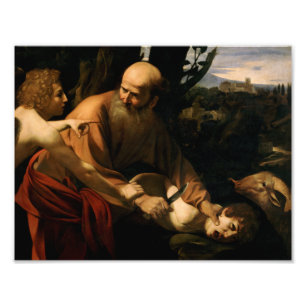 Impression Photo Caravaggio - Sacrifice d'Isaac