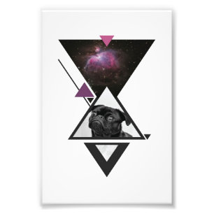 Impression Photo Carlin spatial Black Carlin Chien Idée Cadeau Po