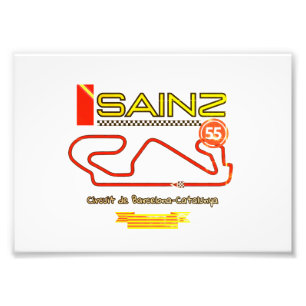 Impression Photo CARLOS SAINZ, formule 1, ferrari