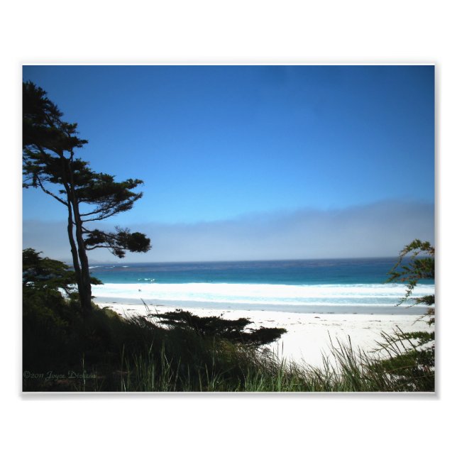 Impression Photo Carmel Beach, Californie, USA (Devant)