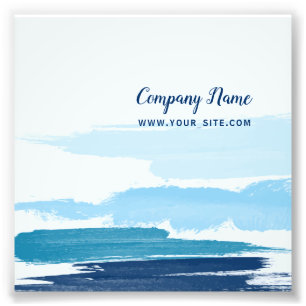 Impression Photo Carré de brosses d'eau