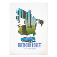 carte de la forêt de Thetford norfolk suffolk angl