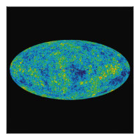 Carte de l'univers de la sonde à micro-ondes WMAP