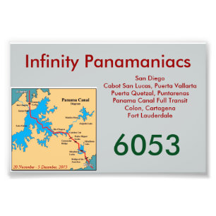 Impression Photo Carte de porte de Panamaniacs d'infini