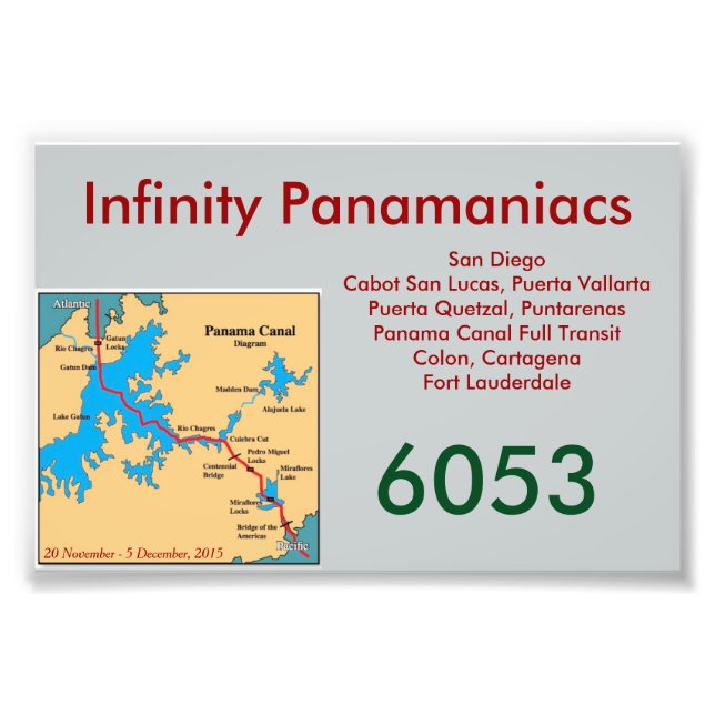 Impression Photo Carte de porte Panamaniacs Infinity (Devant)