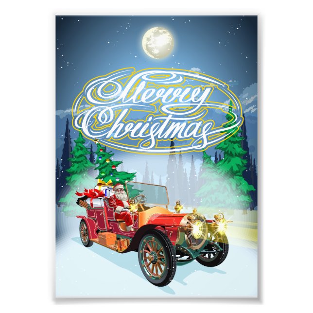 Impression Photo Carte de voeux de Noël (Devant)