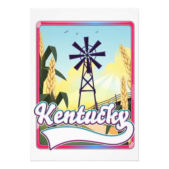 Impression Photo Carte de voyage de l'île Bathurst Canada (Devant)