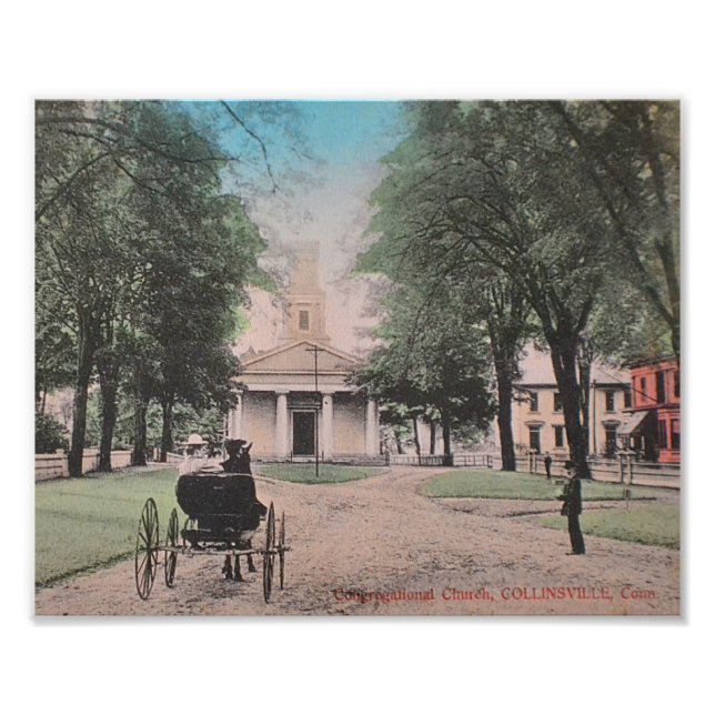 Impression Photo Carte postale vintage Collinsville (Devant)