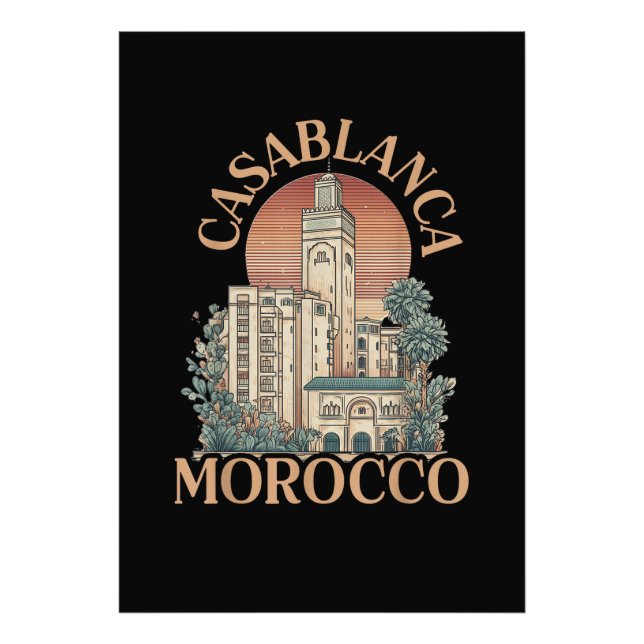 Impression Photo casablanca maroc (Devant)