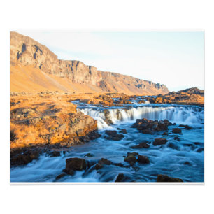 Impression Photo Cascade de Fossalar, Islande