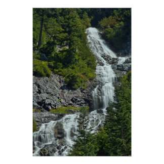 Impression Photo Cascade des montagnes