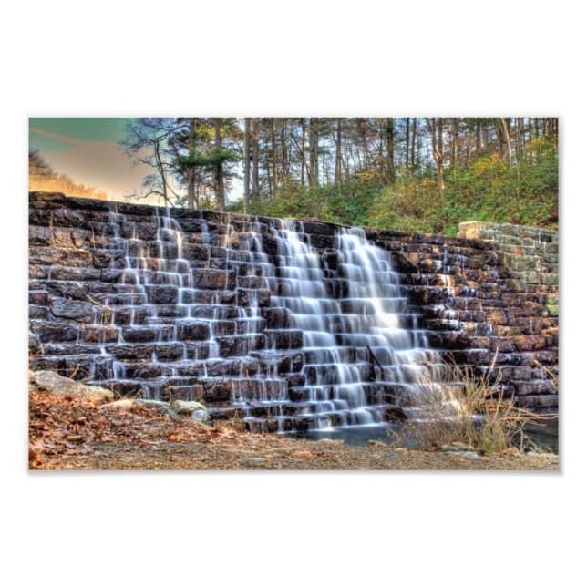 Impression Photo Cascade du barrage Otter Lake, Virginie (Devant)