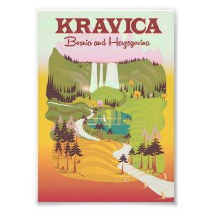 Impression Photo Cascades Bosnie-Herzégovine de Kravica