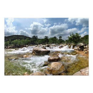 Impression Photo Cascades de la ceinture de verdure de Barton Creek