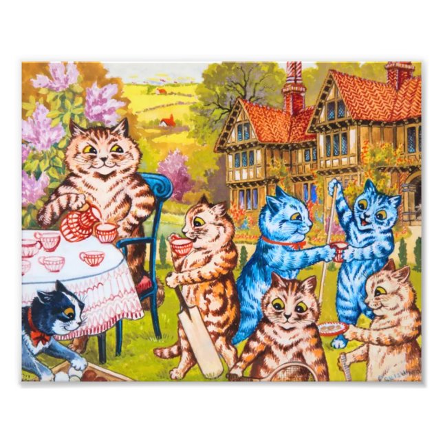 Impression Photo Cat Garden Party (Devant)