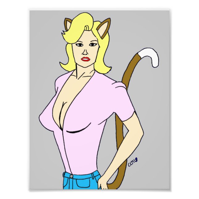 Impression Photo catgirl (Devant)