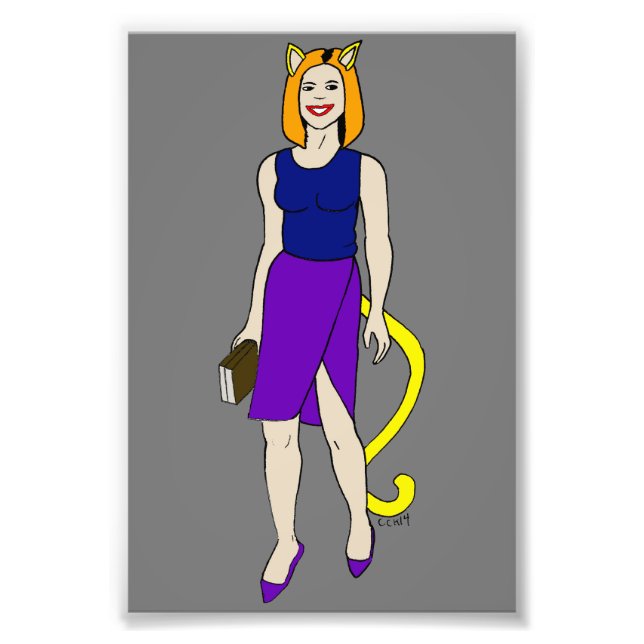 Impression Photo catgirl (Devant)