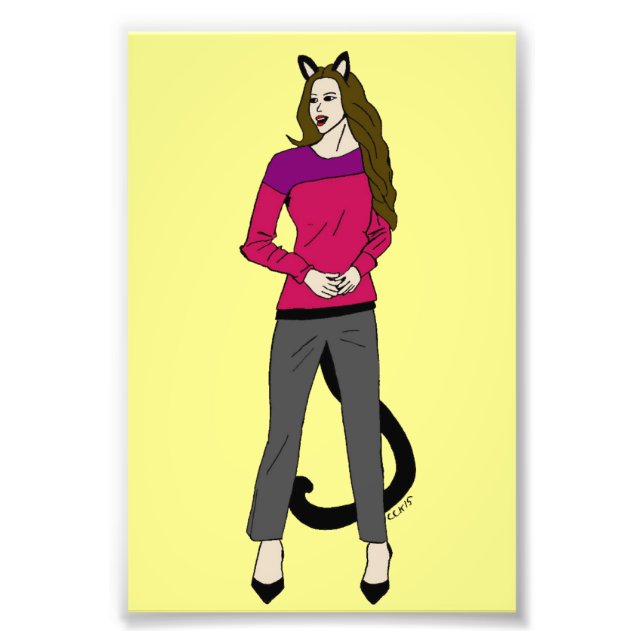 Impression Photo catgirl (Devant)