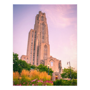 Impression Photo Cathédrale de l'Université de Pittsburgh de Lear