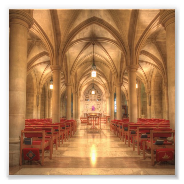 Impression Photo Cathédrale nationale de Washington Bethlehem Chape (Devant)