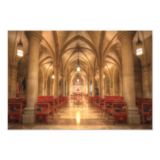 Impression Photo Cathédrale nationale de Washington Bethlehem Chape (Devant)
