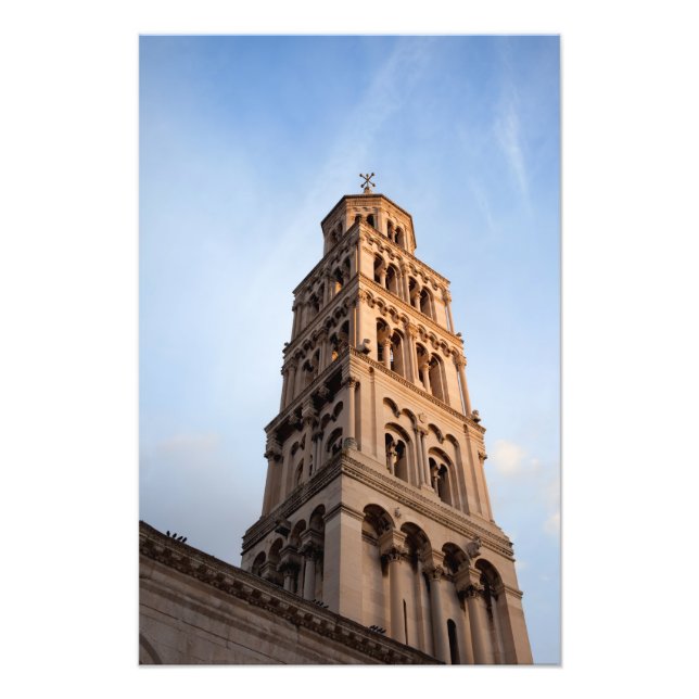 Impression Photo Cathédrale Saint Domnius Bell Tower à Split (Devant)