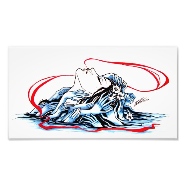 Impression Photo Ce que l'eau m'a donné (Devant)