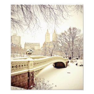 Impression Photo Central Park Neige - Hiver New York