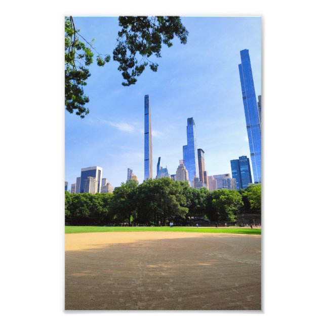 Impression Photo Central Park View – New York City Skyline Photogra (Devant)