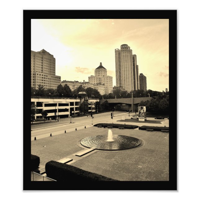 Impression Photo Centre-ville de Milwaukee (Devant)