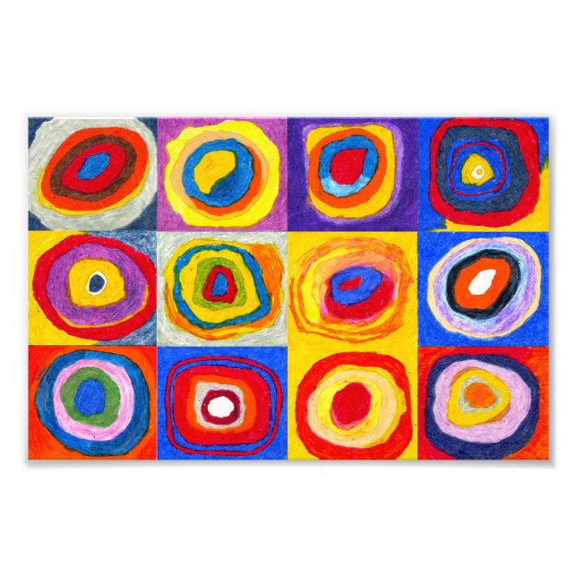 Impression Photo Cercles Kandisnky Imprimer (Devant)