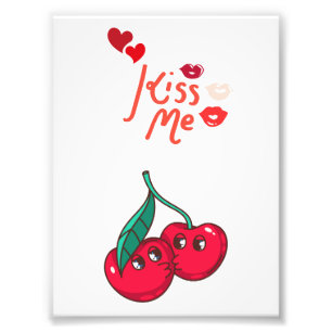 Impression Photo Cerises amusantes en Amour.