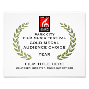 Impression Photo Certificat de médaille d'or 10" x 8"