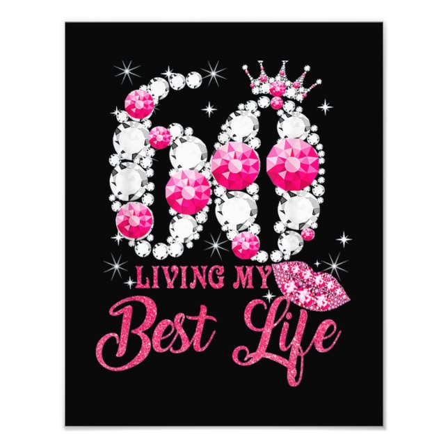 Impression Photo C'est ma 60e reine anniversaire 60 ans (Devant)