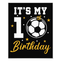 C'est mon 10e anniversaire de football dix ans