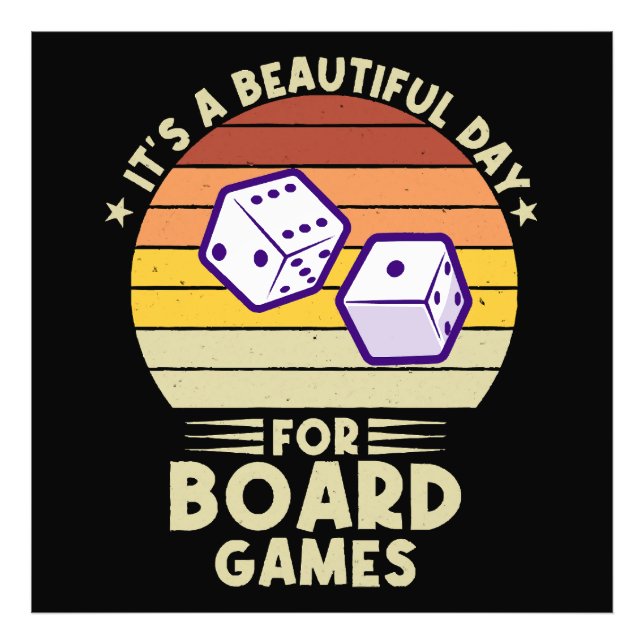 Impression Photo C'est une belle journée pour les jeux de société a (Devant)