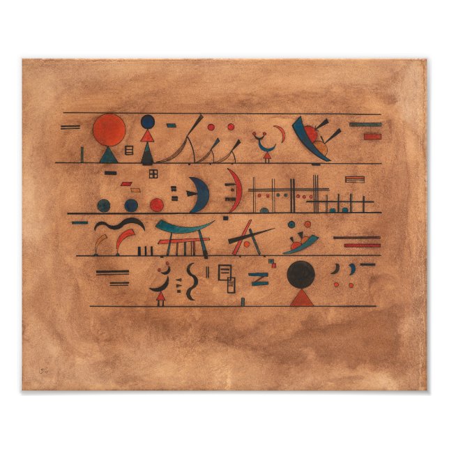 Impression Photo Chaînes de caractères | Wassily Kandinsky | (Devant)