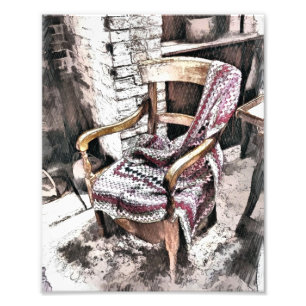 IMPRESSION PHOTO CHAISE VICTORIENNE