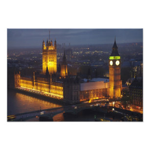 Impression Photo Chambres du Parlement, Big Ben, Westminster